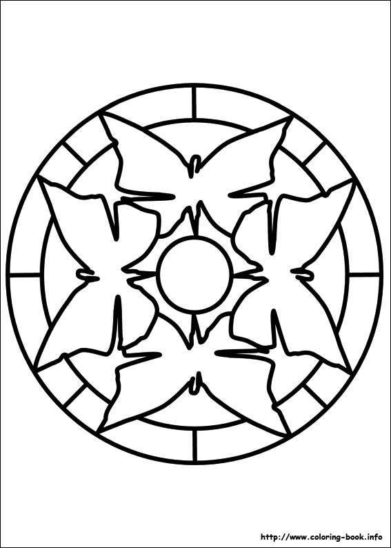 Mandalas coloring picture