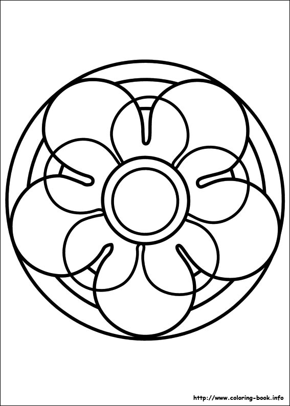 Mandalas coloring picture