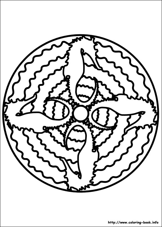 Mandalas coloring picture