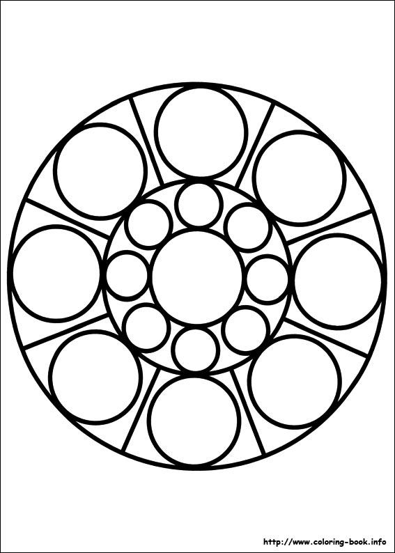 Mandalas coloring picture