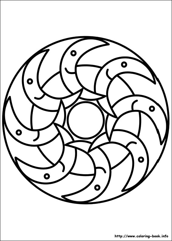 Mandalas coloring picture