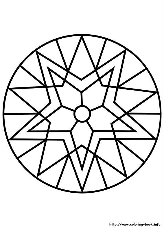 Mandalas coloring picture