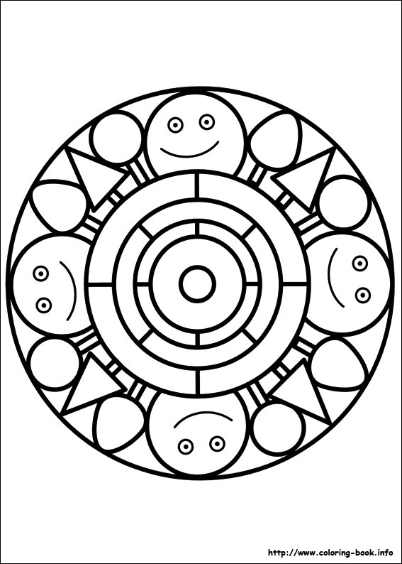 Mandalas coloring picture