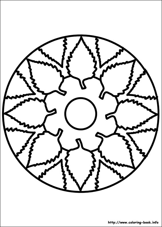 Mandalas coloring picture