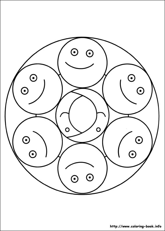 Mandalas coloring picture