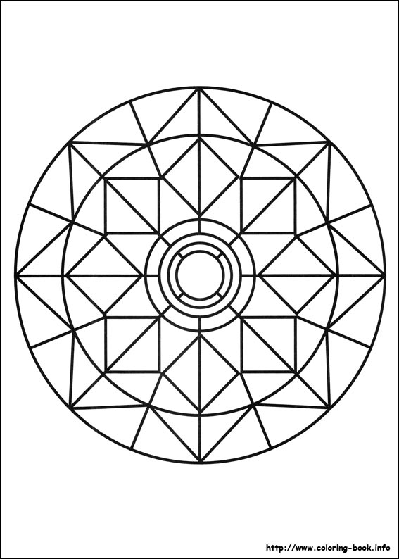 Mandalas coloring picture