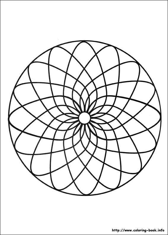 Mandalas coloring picture