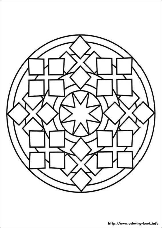 Mandalas coloring picture