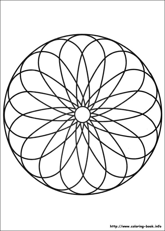 Mandalas coloring picture