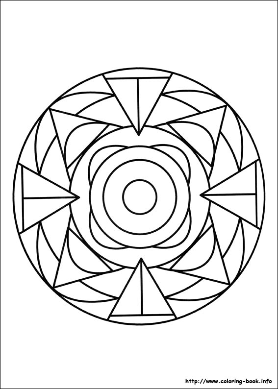 Mandalas coloring picture