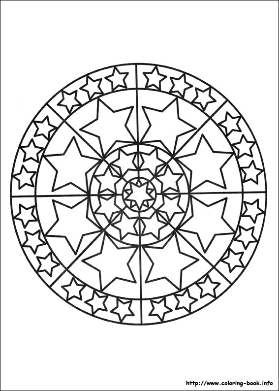 Mandalas coloring picture