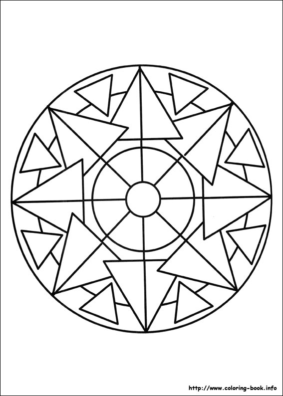 Mandalas coloring picture