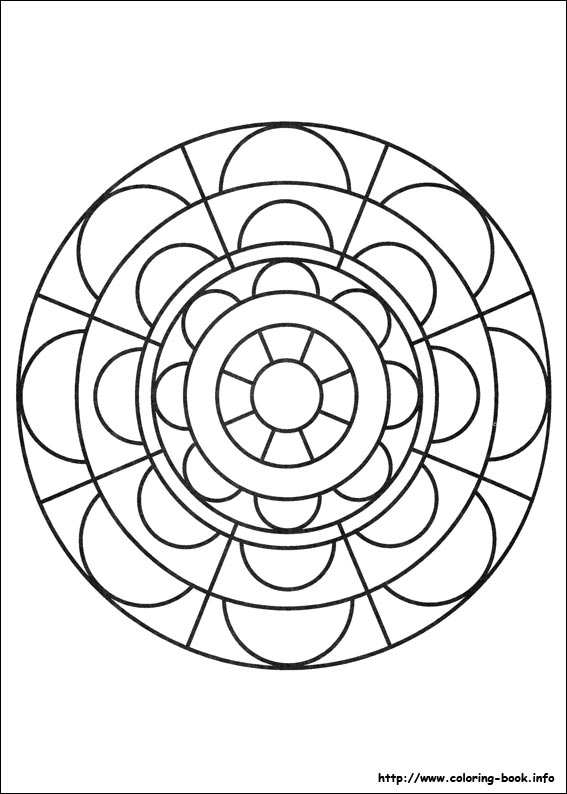 Mandalas coloring picture