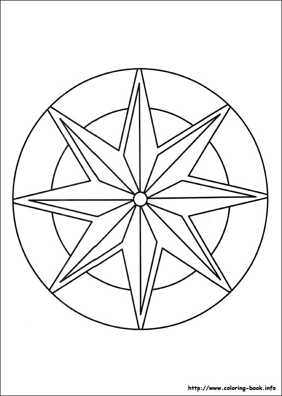 Mandalas coloring picture