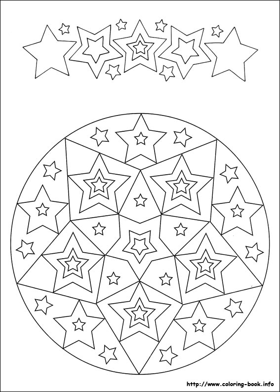 Mandalas coloring picture