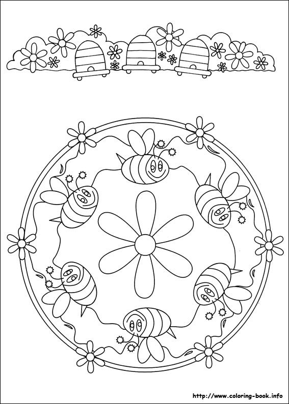 Mandalas coloring picture