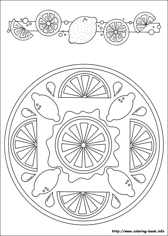 Mandalas coloring picture