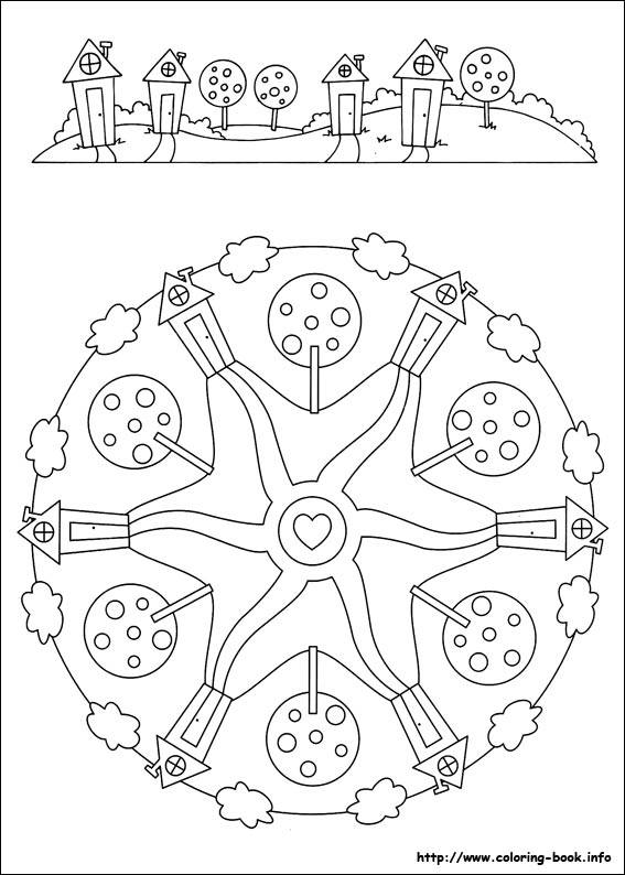 Mandalas coloring picture