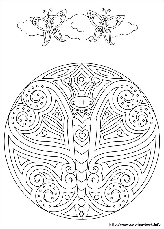 Mandalas coloring picture