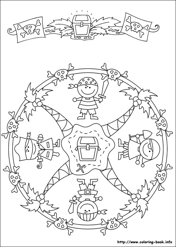 Mandalas coloring picture