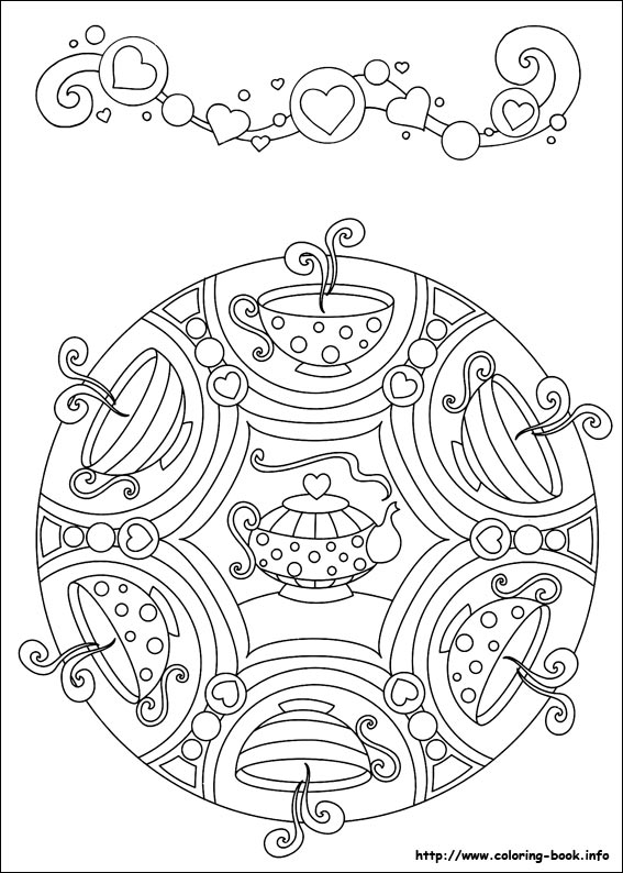 Mandalas coloring picture