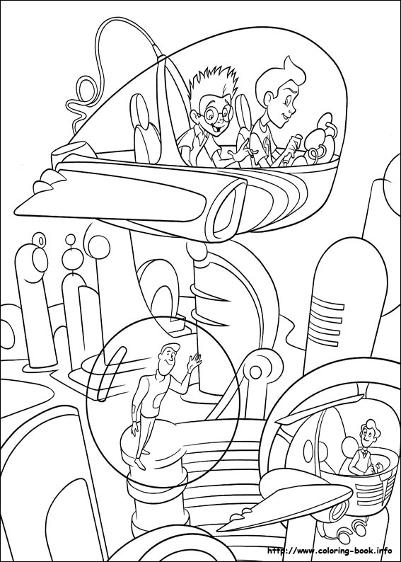 Meet the Robinsons coloring picture