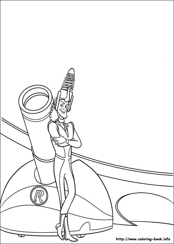 Meet the Robinsons coloring picture