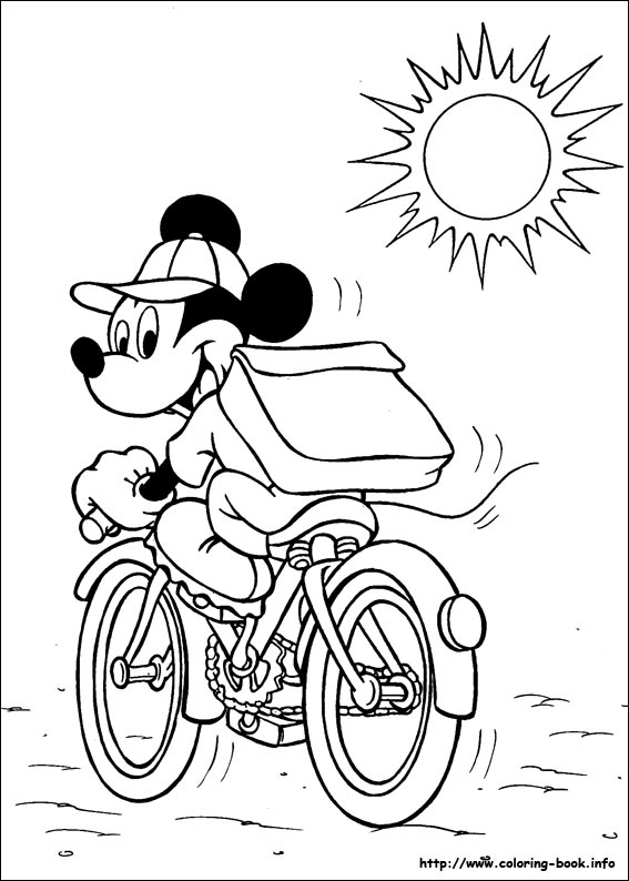 Mickey coloring picture