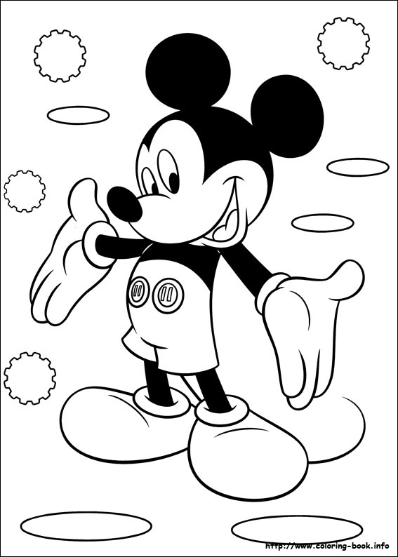 Mickey coloring picture