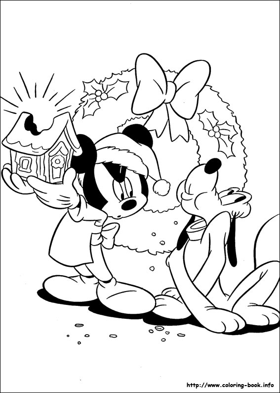 Mickey coloring picture