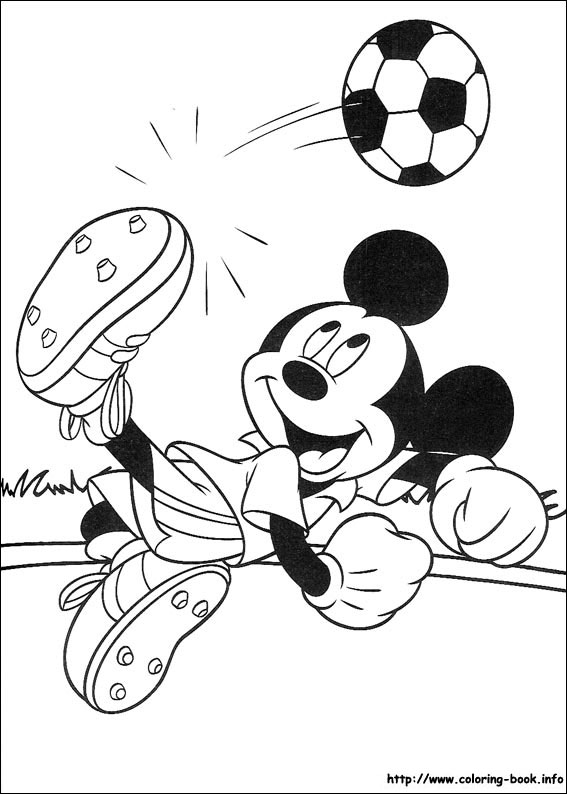 Mickey coloring picture