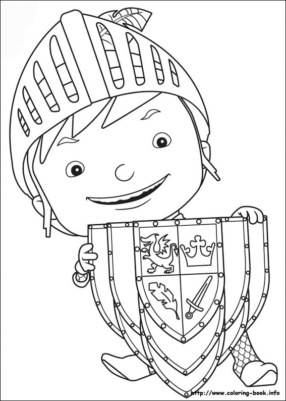 Mike the Knight coloring picture