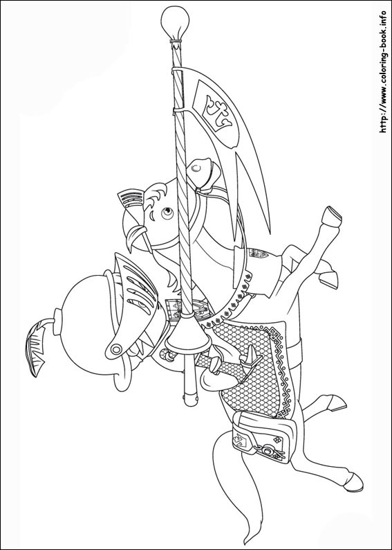 Mike the Knight coloring picture