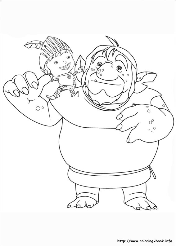 Mike the Knight coloring picture