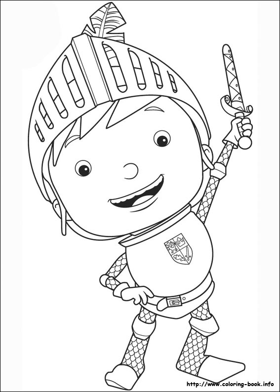 Mike the Knight coloring picture