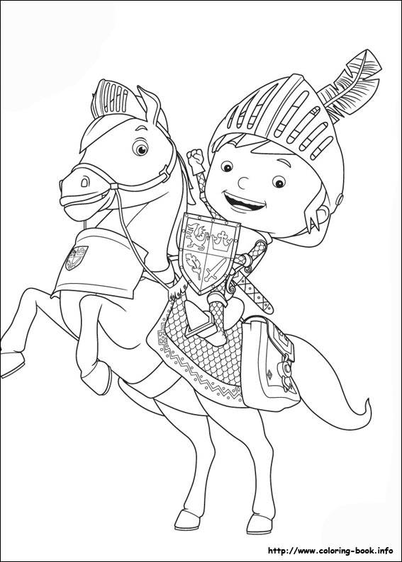 Mike the Knight coloring picture