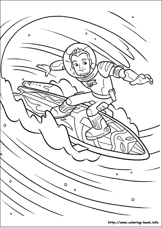 Miles from Tomorrowland coloring picture