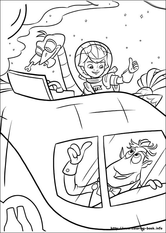 Miles from Tomorrowland coloring picture