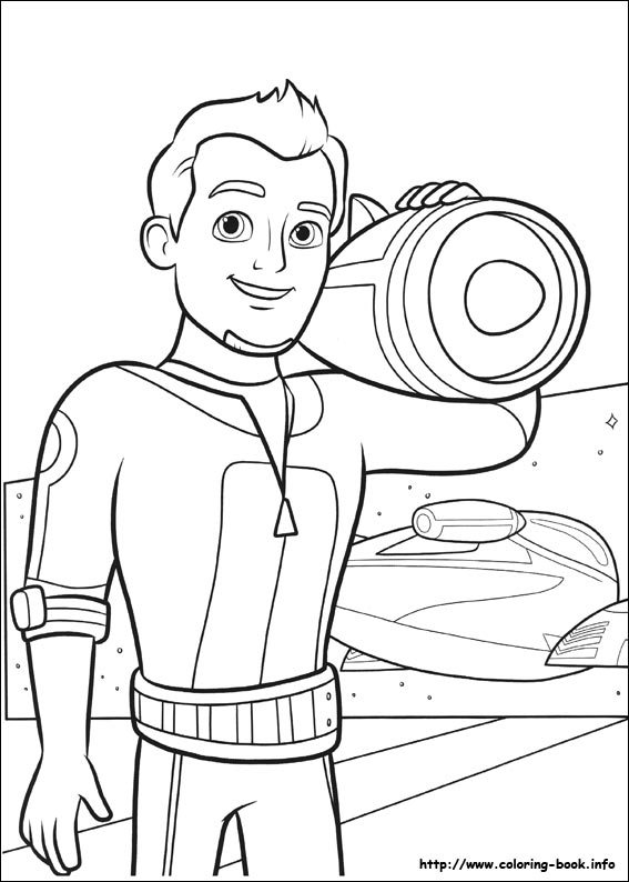 Miles from Tomorrowland coloring picture