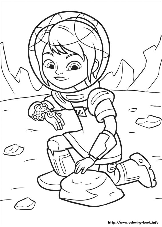 Miles from Tomorrowland coloring picture