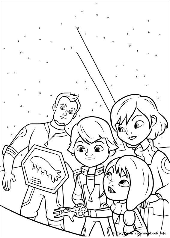 Miles from Tomorrowland coloring picture