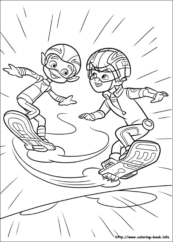 Miles from Tomorrowland coloring picture