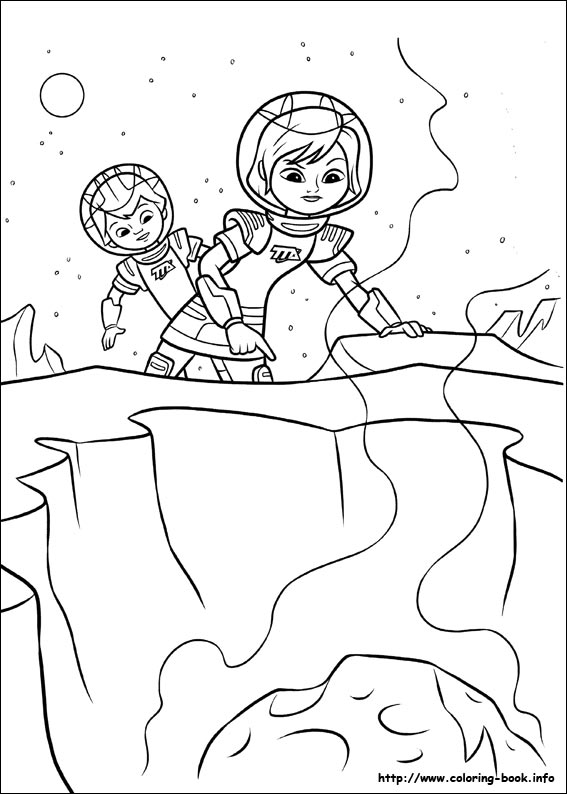 Miles from Tomorrowland coloring picture