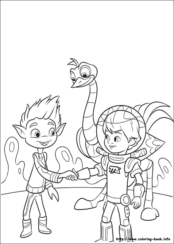 Miles from Tomorrowland coloring picture