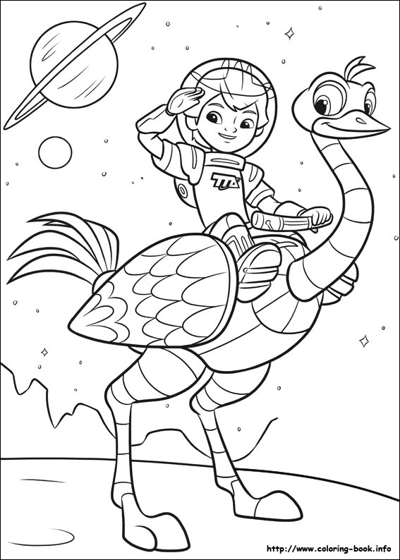 Miles from Tomorrowland coloring picture