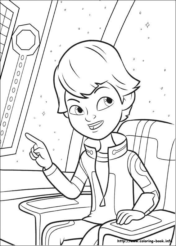 Miles from Tomorrowland coloring picture