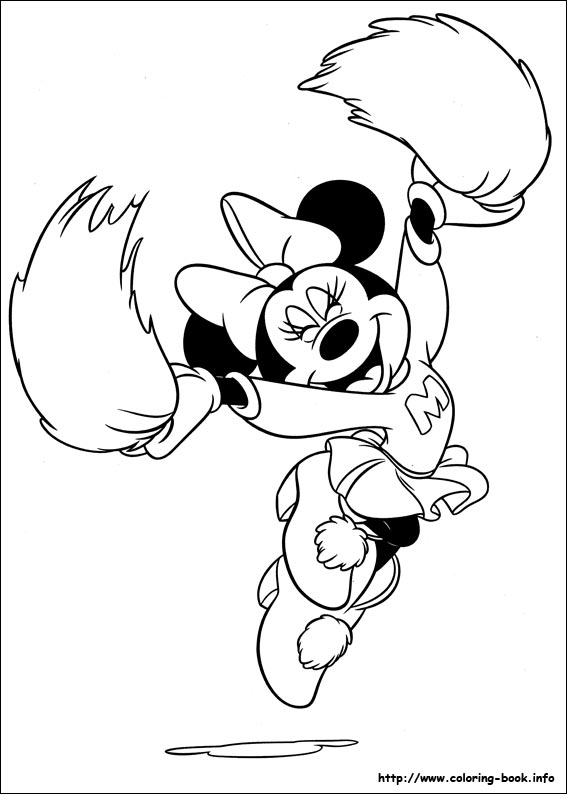 Minnie Mouse coloring picture