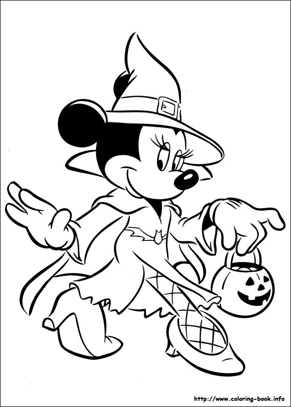 Minnie Mouse coloring picture