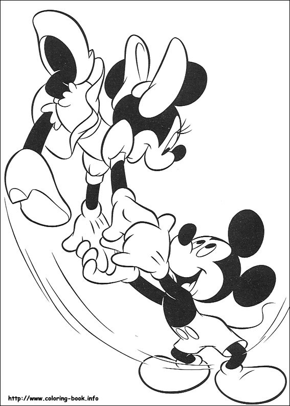 Minnie Mouse coloring picture