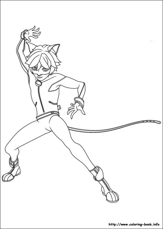 Miraculous Ladybug coloring picture